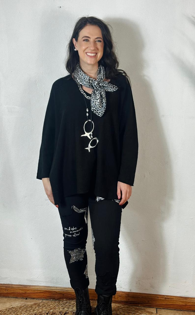 Star Magic Pants Black