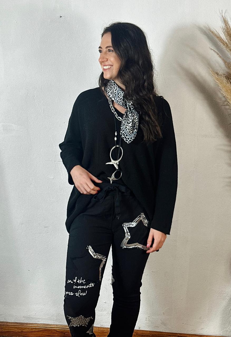 Star Magic Pants Black