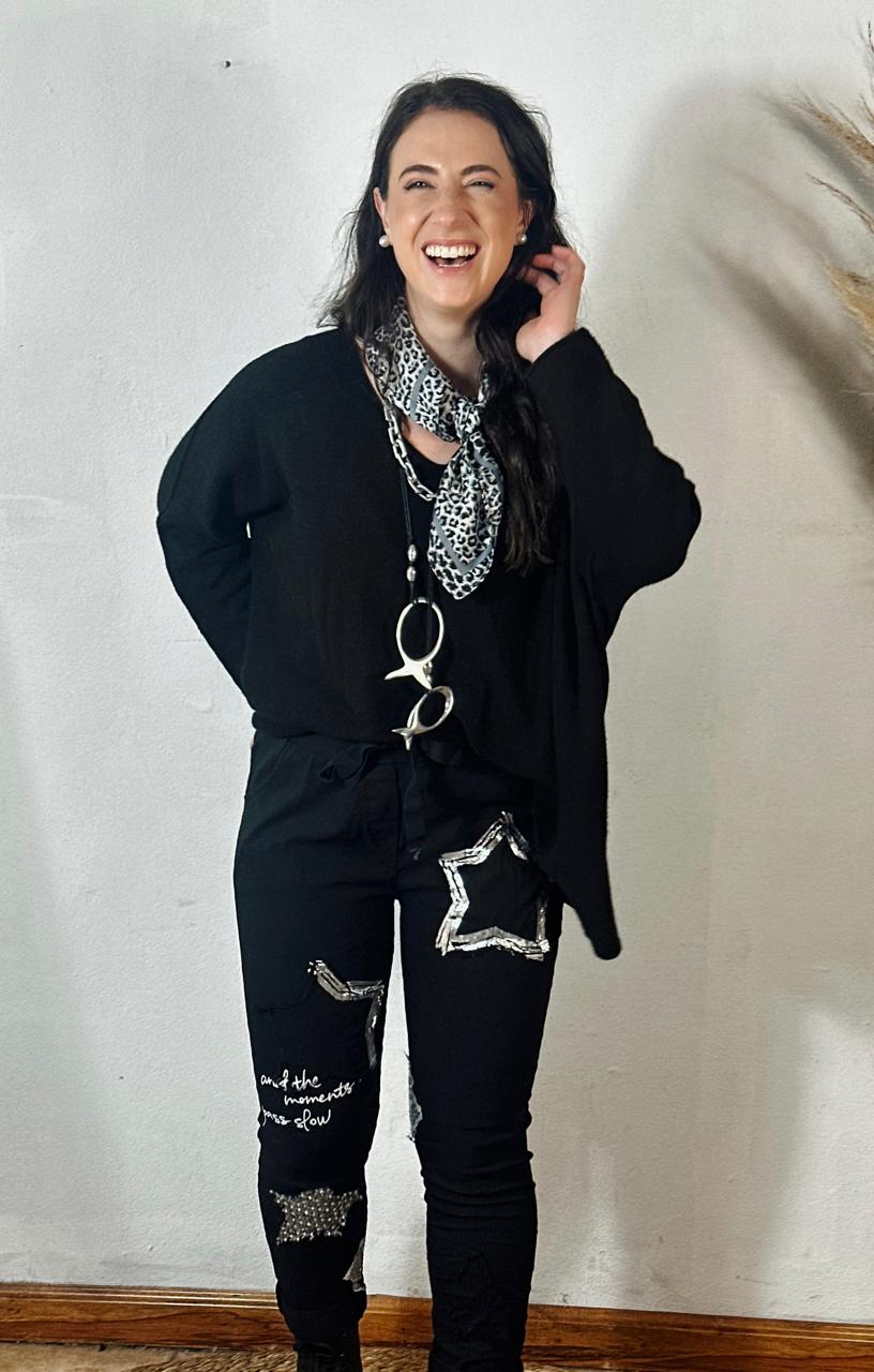 Star Magic Pants Black