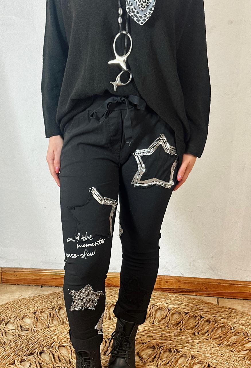 Star Magic Pants Black