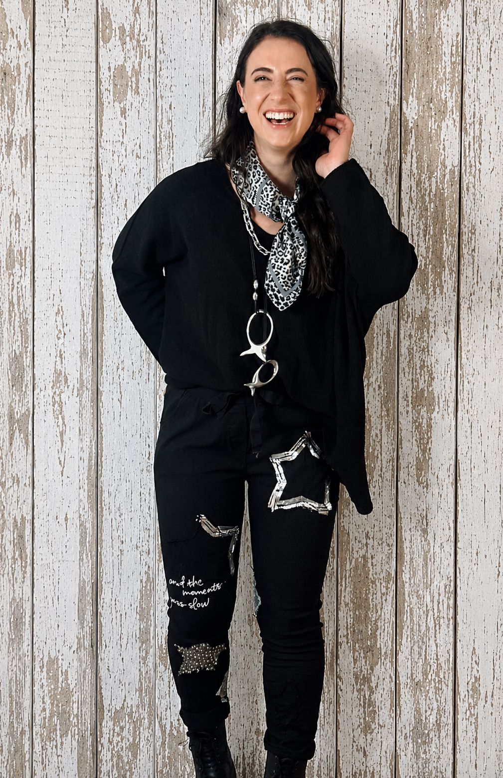 Star Magic Pants Black