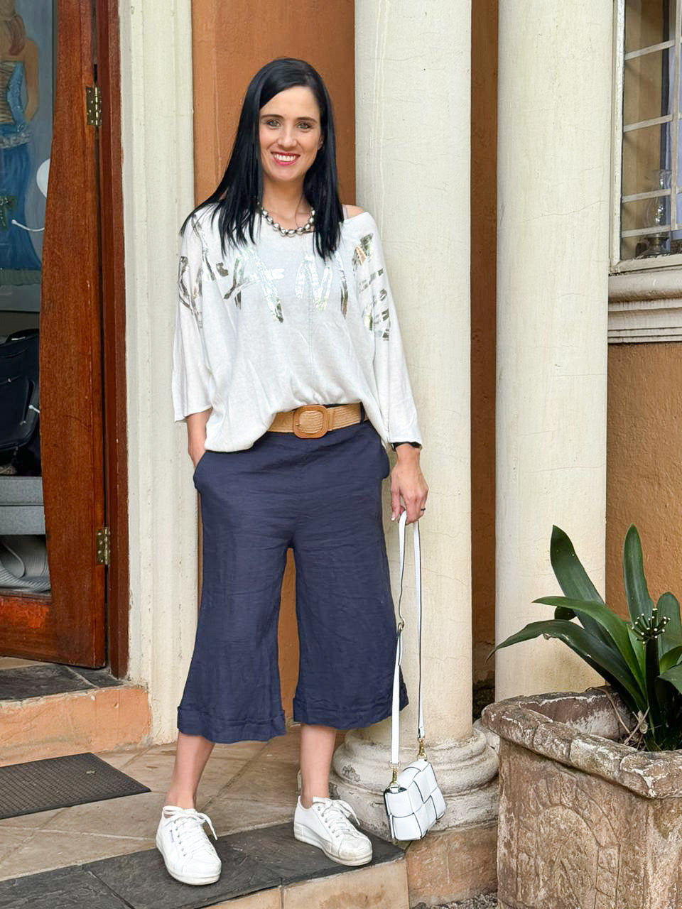 Dominique Linen Pants