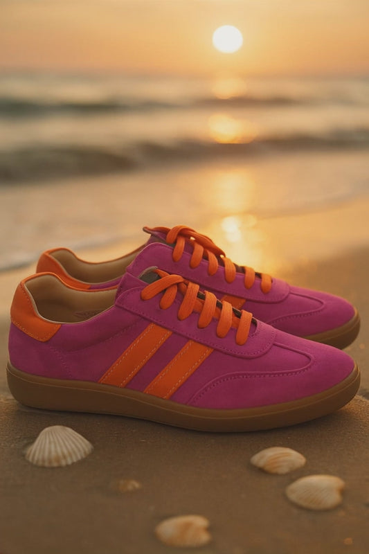 Shiloh fuchsia and orange