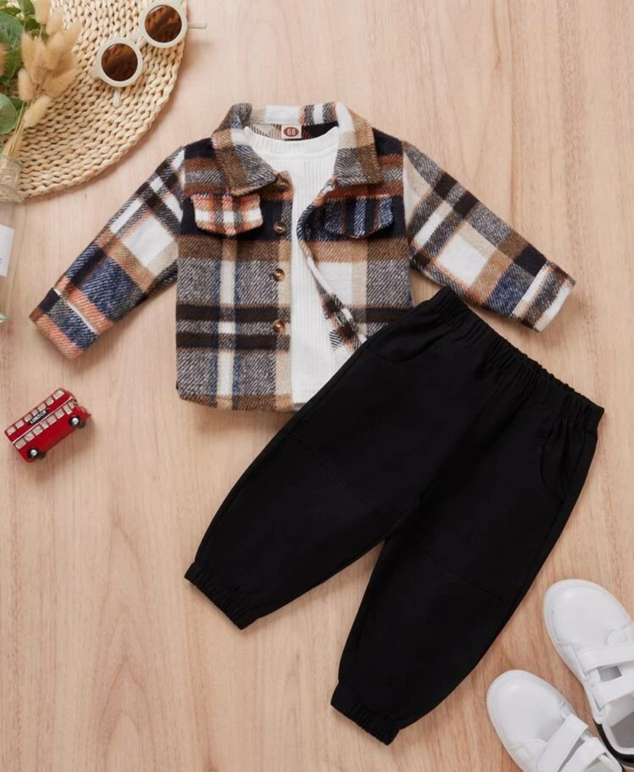 Boy checkered set