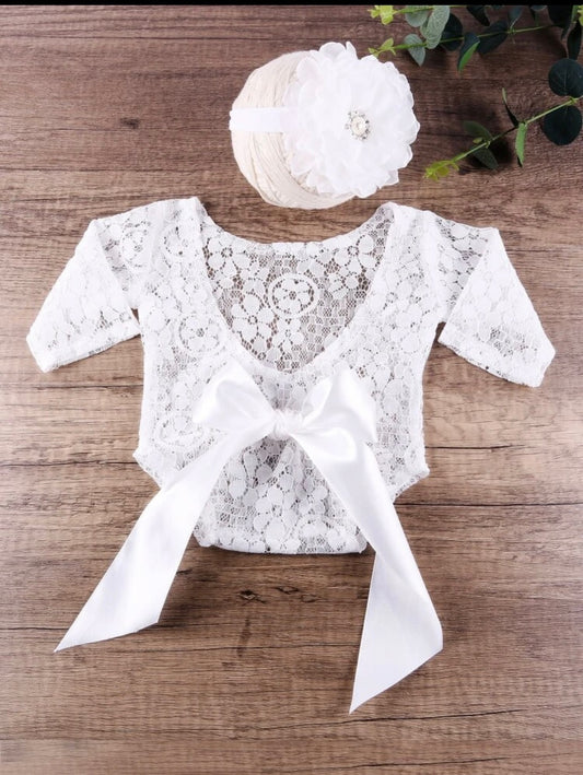 Lacy babygrow