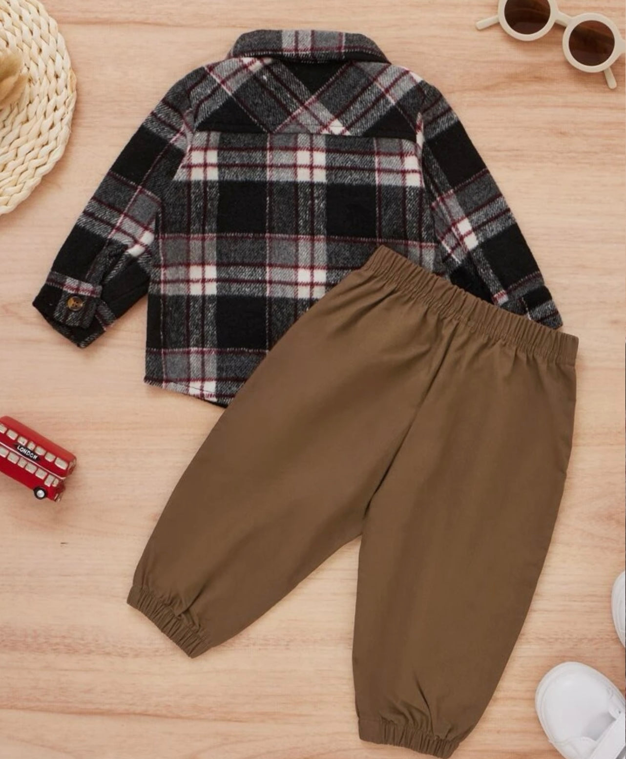 Boy checkered set