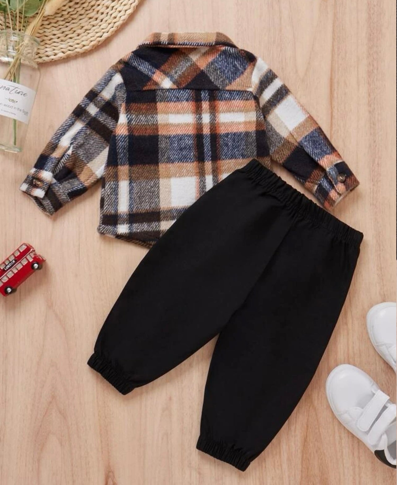 Boy checkered set